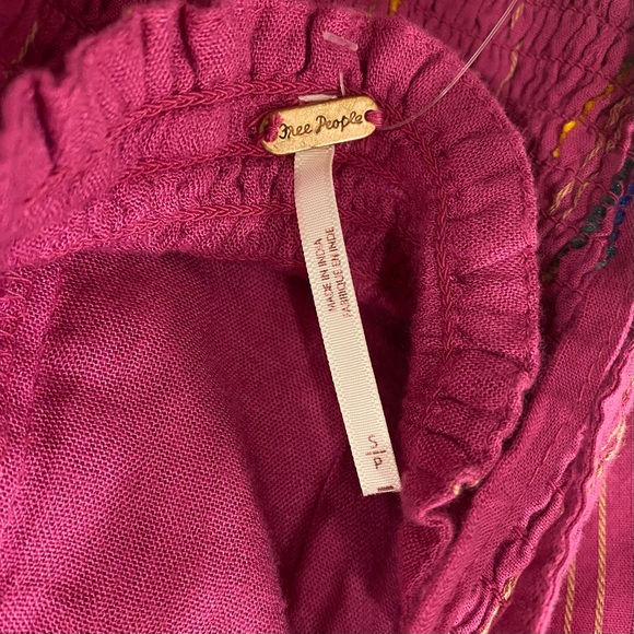 NWT Free People Serotonin Corset Top in Raspberry Sherbet S - Picture 11 of 16